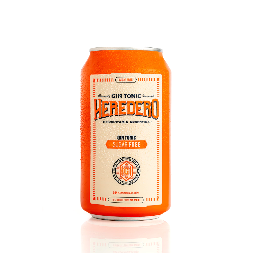 Gintonic Heredero - Mandarina Lata 354c