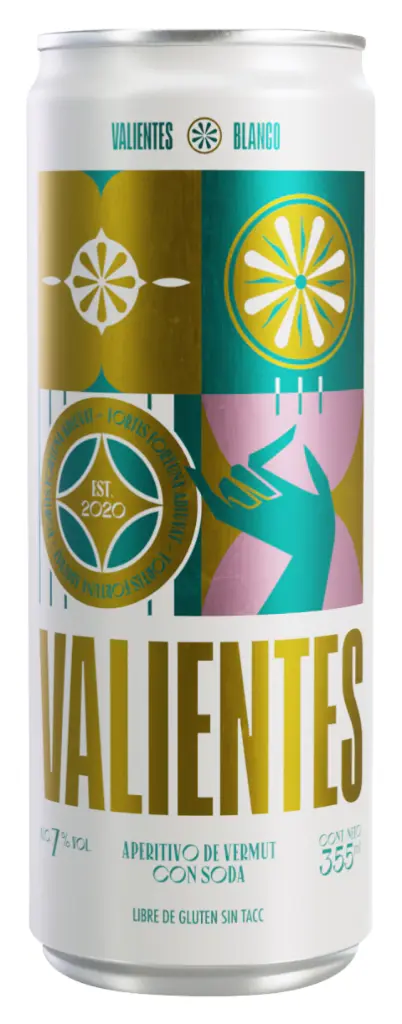 Vermouth La Fuerza de los Valientes - Blanco Lata 355c