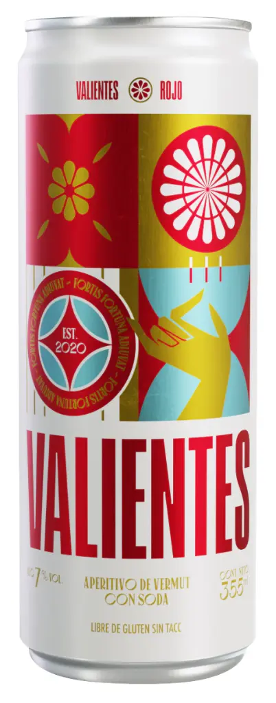 Vermouth La Fuerza de los Valientes - Rosso Lata 355c