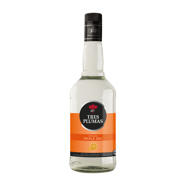 Licor Tres Plumas  - Triplesec Botella 700c