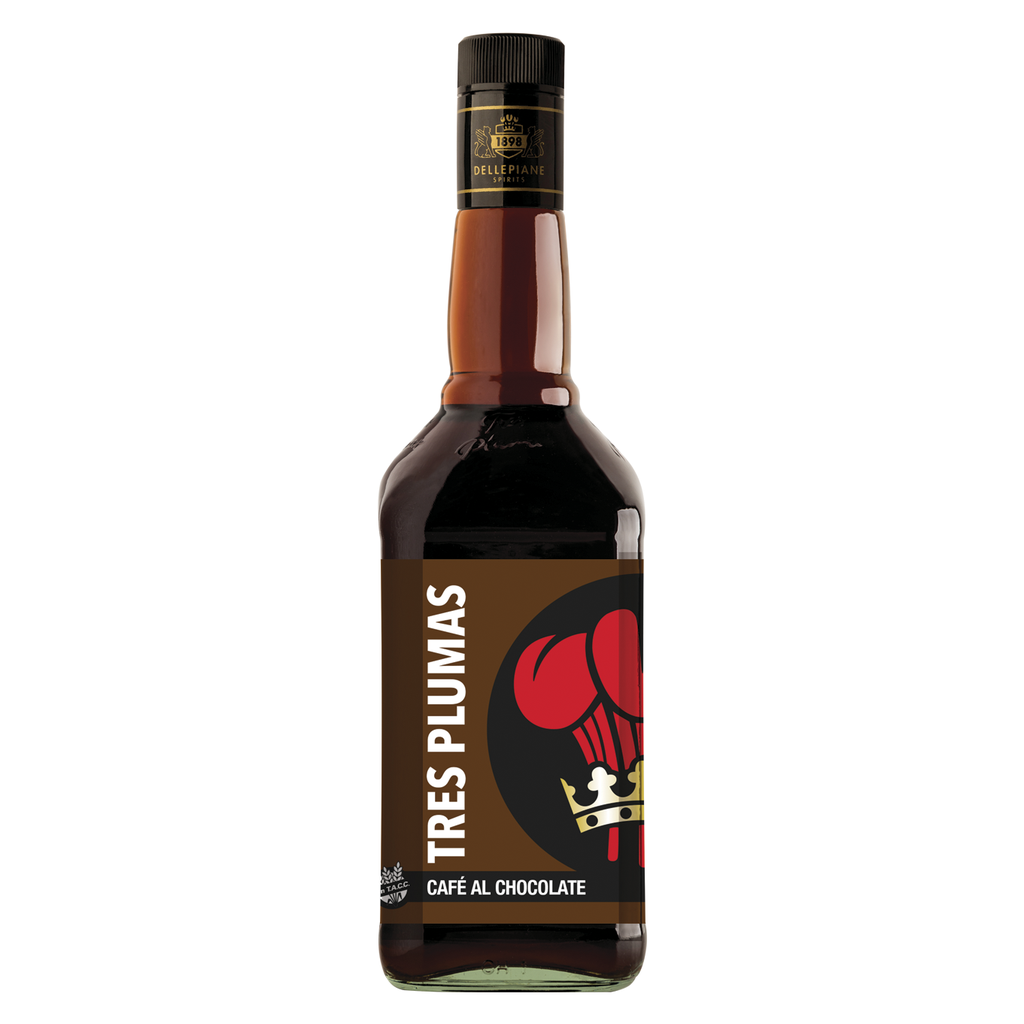 Licor Tres Plumas  - Cafe Choco Botella 750c