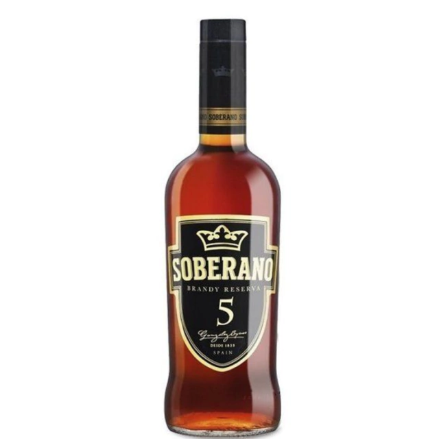 Brandy Soberano Reserva 5 Años Sherry Cask - Botella 700c