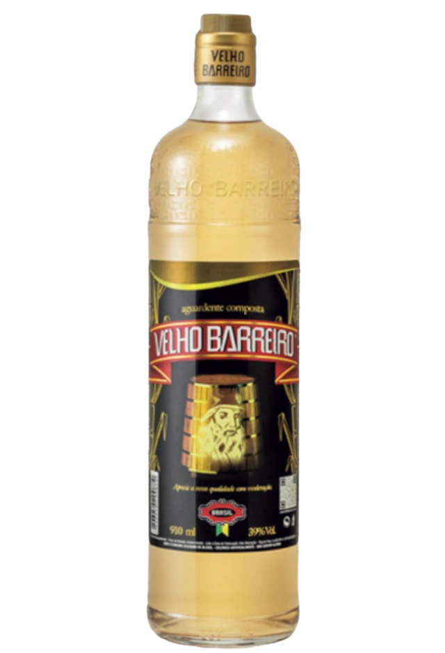 Cachaças Velho Barreiro - Gold Botella 910c