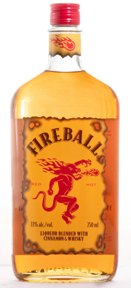 Fireball -  Whisky Canadiense con canela Botella 750c