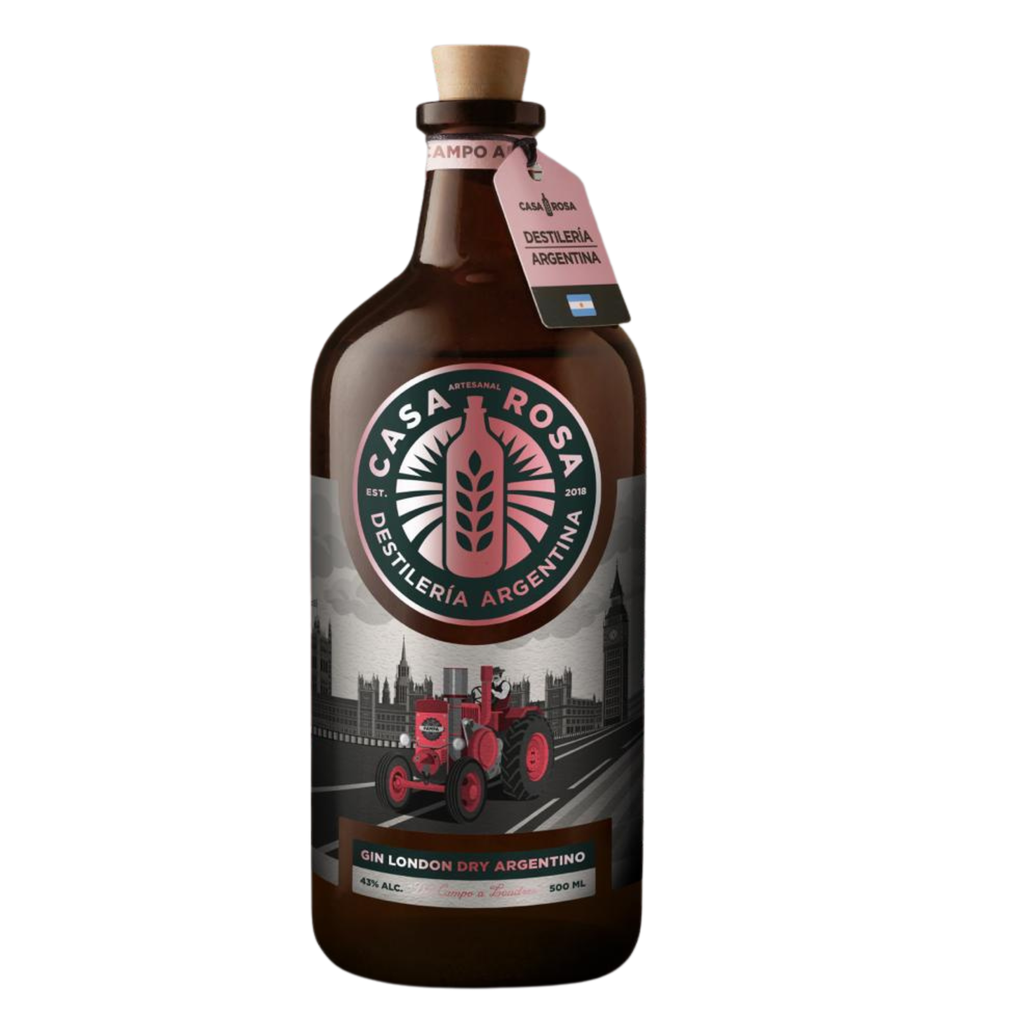 Gin Casa Rosa - London Dry Botella 500c
