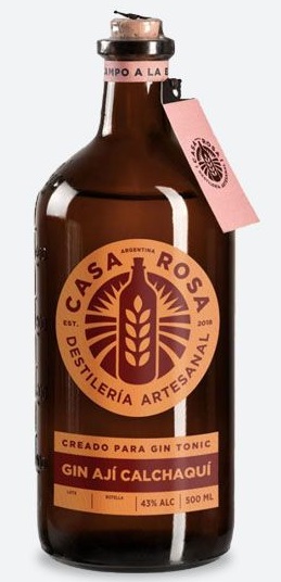 Gin Casa Rosa - Ajies Botella 500c