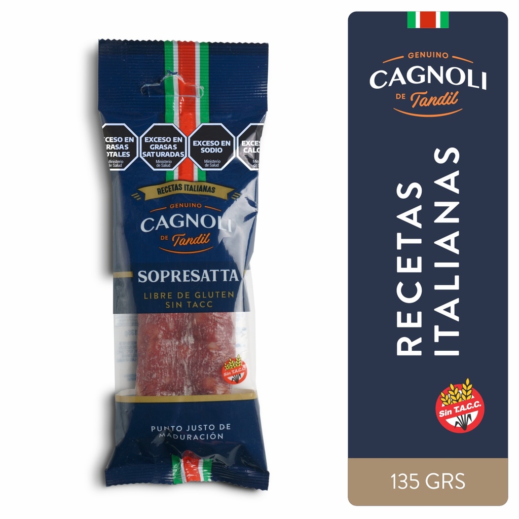 [COD 212] Cagnoli - Sopressata tipo Italiana (135 Grs)