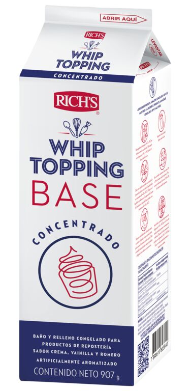 [20876] RICH Base Whip Topping Pack 907g