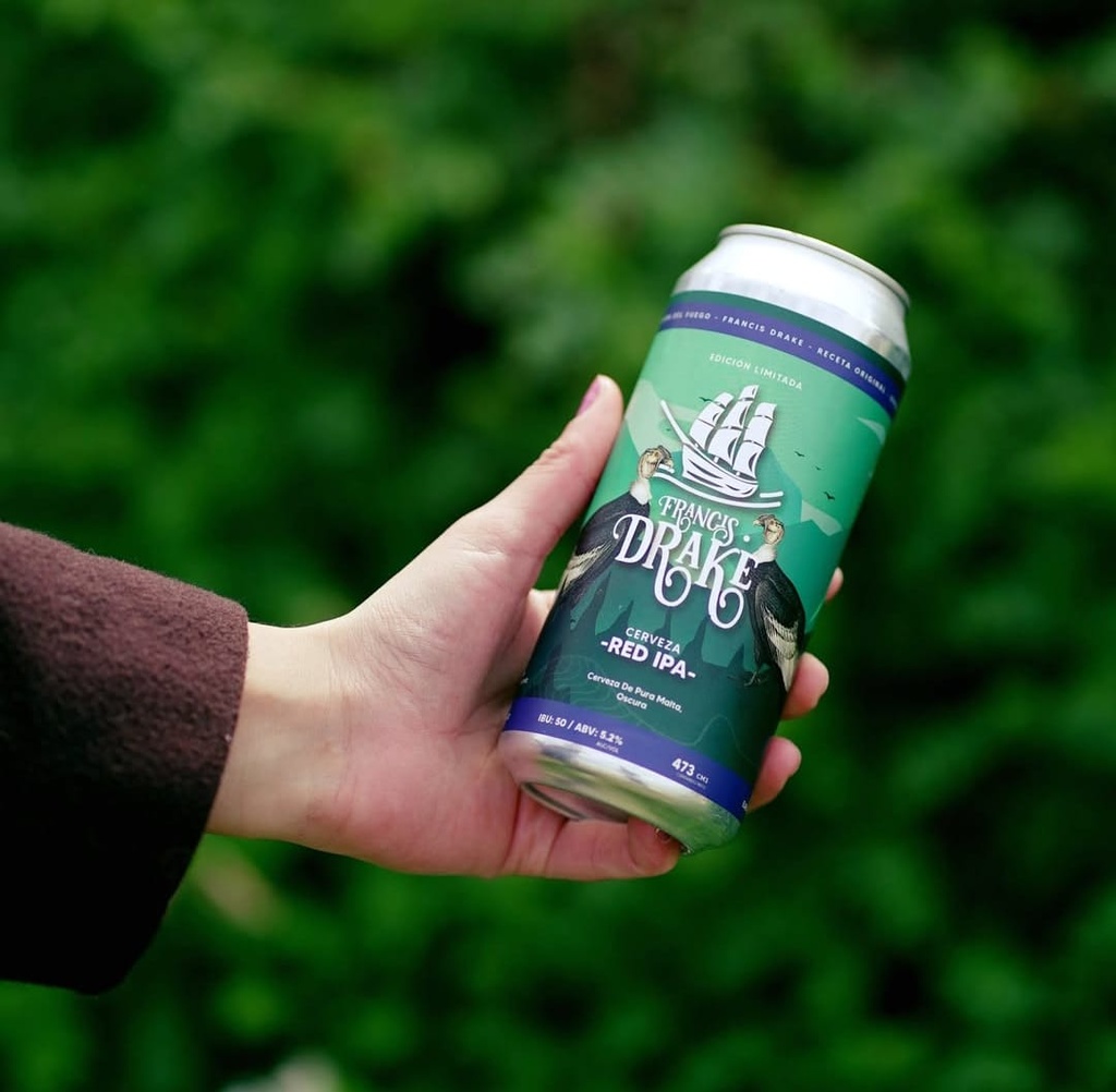 Cerveza Drake - Red IPA - Lata 473ml