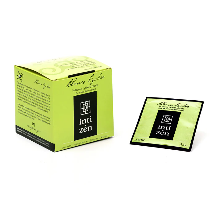 [103111] INTI ZEN Blanco Lychee - Caja 15 sobres