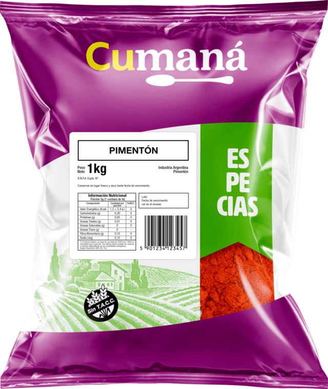 [11823] Cumana - Especias - Pimentón Polvo 1K