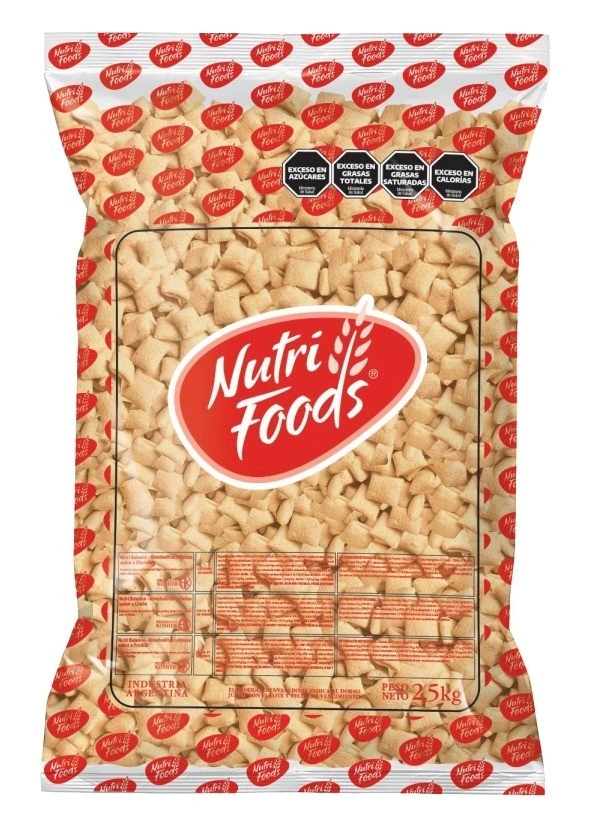 Nutri Foods Cereal - Almohaditas Frutilla - Bolsa 2.5K