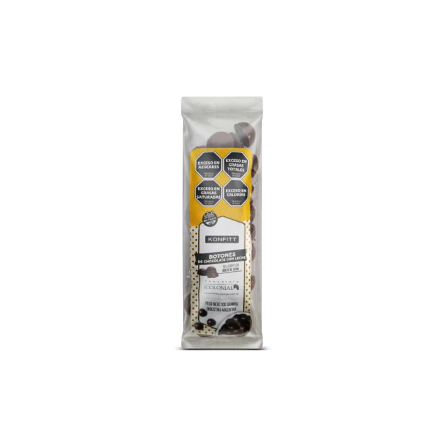 COLONIAL Botones con Chocolate Con Leche 100g