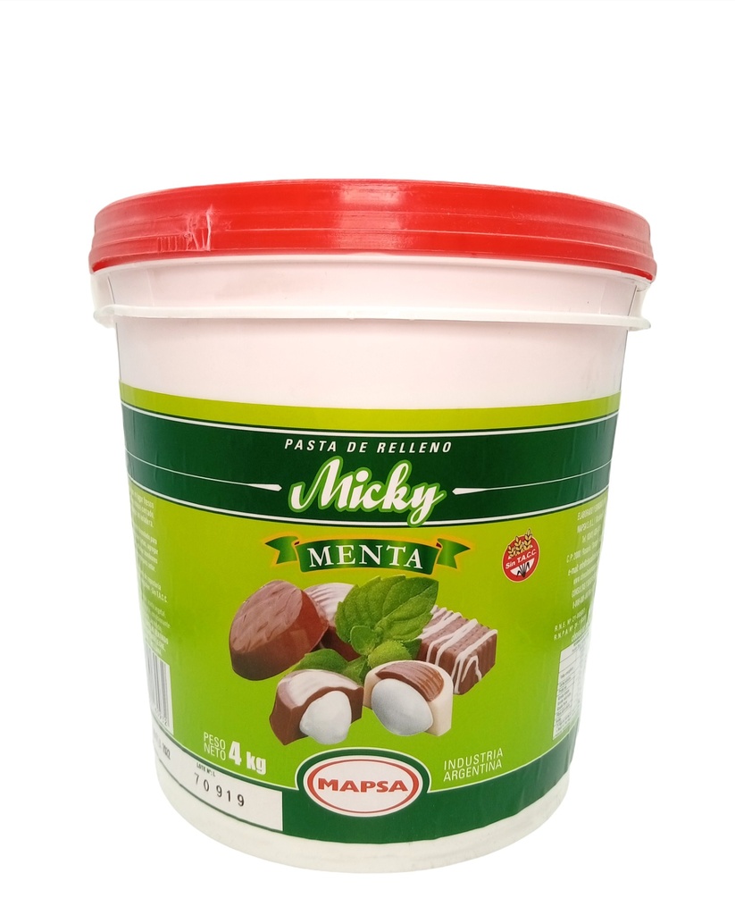Pasta de relleno Micky - Balde 4k (Chocolate)