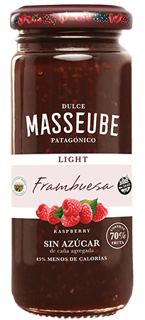 Masseube mermelada light - Frasco 262g (Frutos del Bosque)