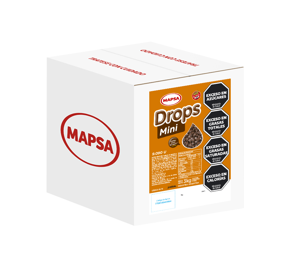 Drops - mini gotitas reposteras - Mapsa - Caja 3k