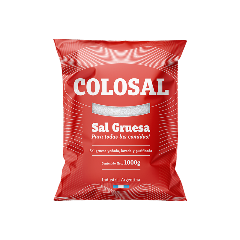 Colosal Sal Lavada Gruesa 1K