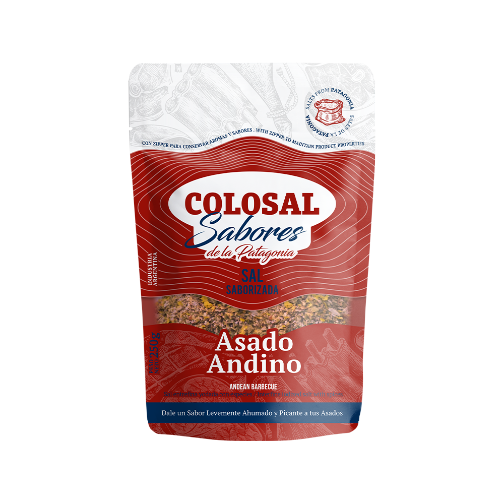 COLOSAL Sal Saborizada Asado Andino 250g