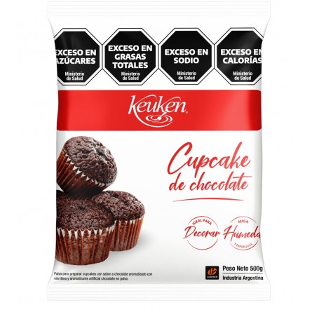 [PC01A] Keuken Premezcla Cupcake Bolsa 500g (Chocolate)