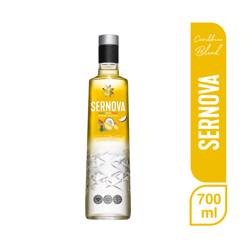 Vodka Sernova - Caribean Blend Botella 700c