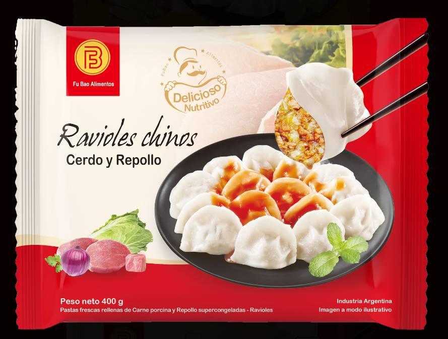 Fu Bao Ravioles Chinos - Cerdo y Repollo 400g