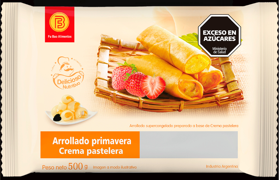 Fu Bao Arrolladito - Crema Pastelera 500g
