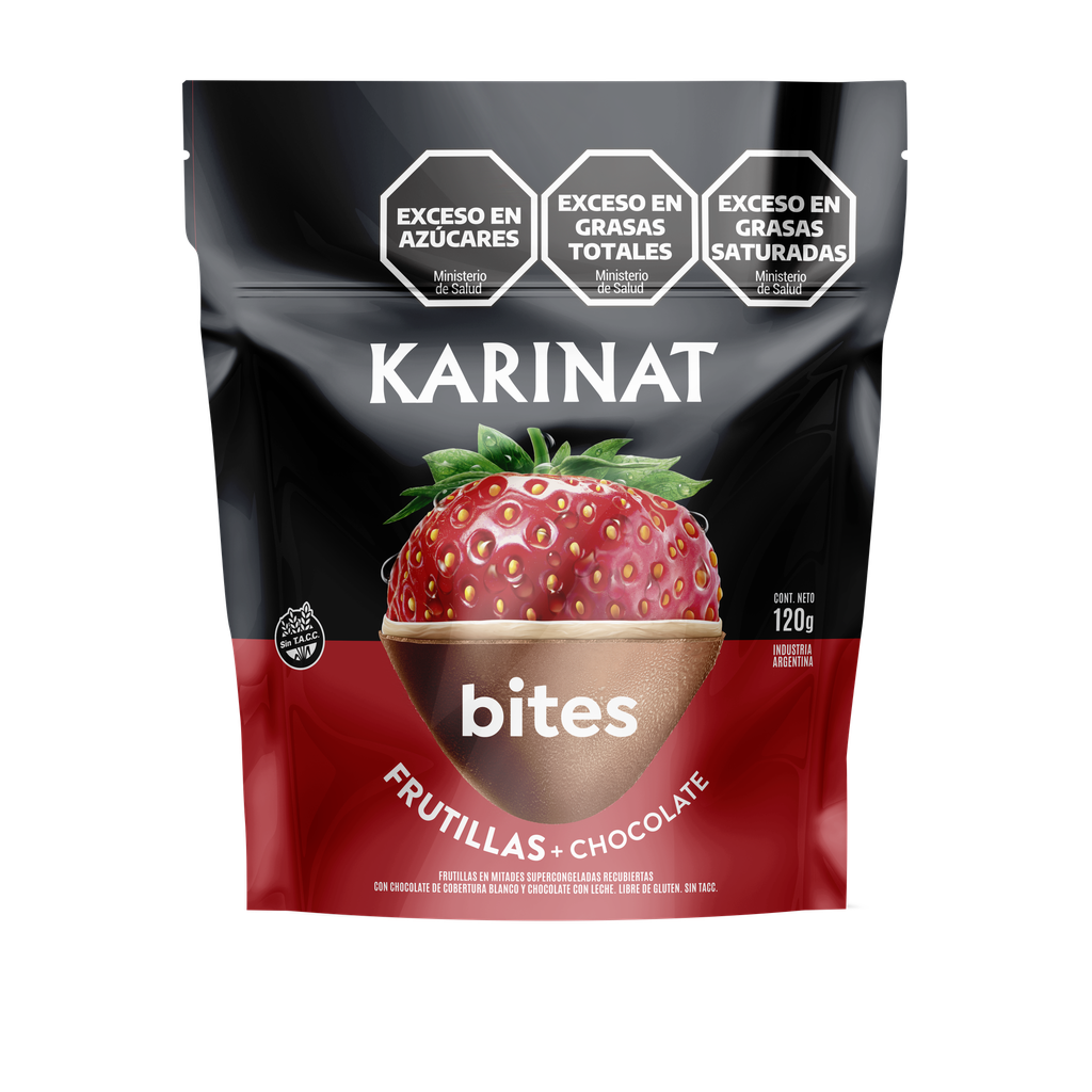 Karinat Bite - Postre Frutilla 120g