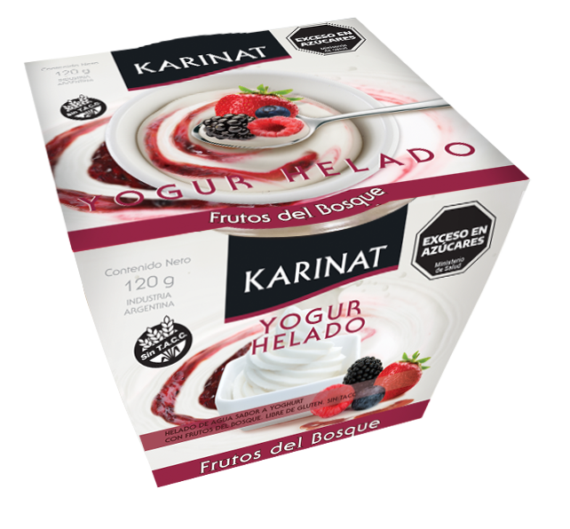 Karinat Yogur Helado - Frutos del Bosque 120g