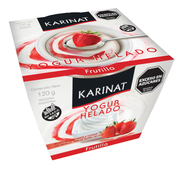 [8309] Karinat Yogur Helado - Frutilla 120g
