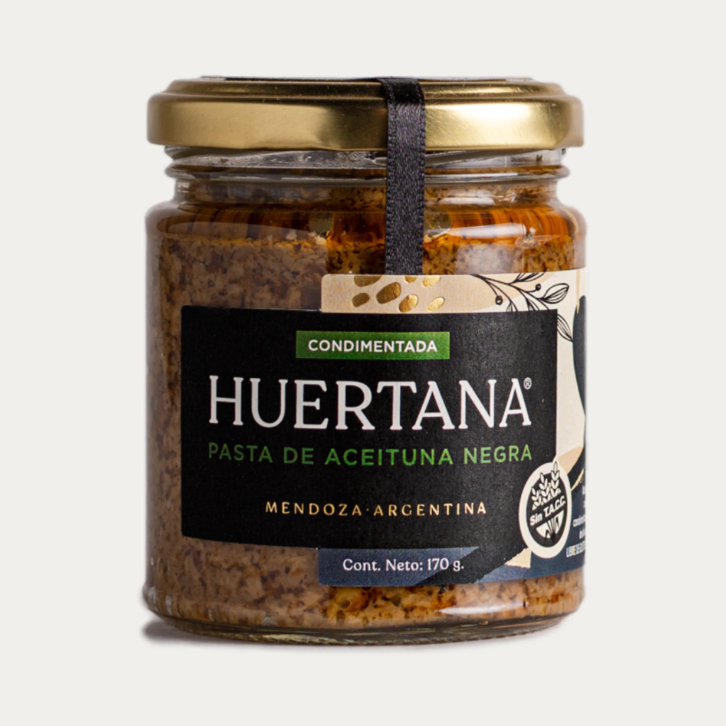 Huertana - Pasta Aceituna Aceituna Negra 180g
