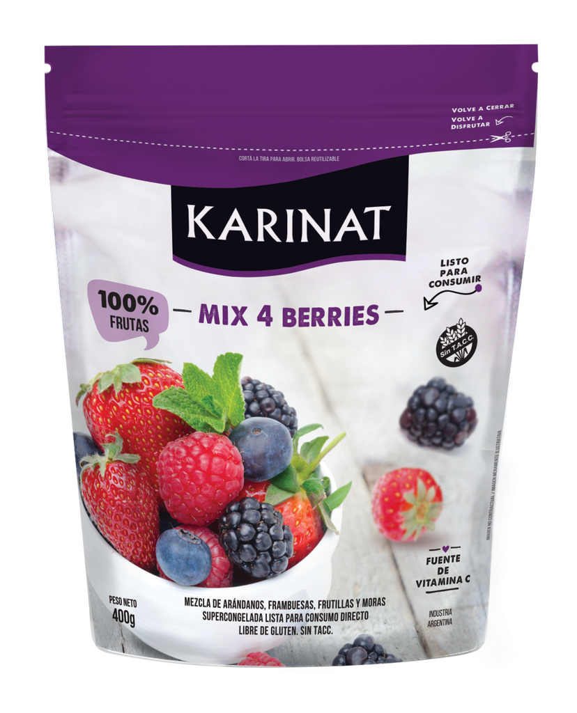 Karinat Mix de 4 Berries 400g