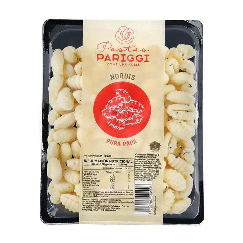 [030101] Pariggi Noquis de Papa y Semola 500g