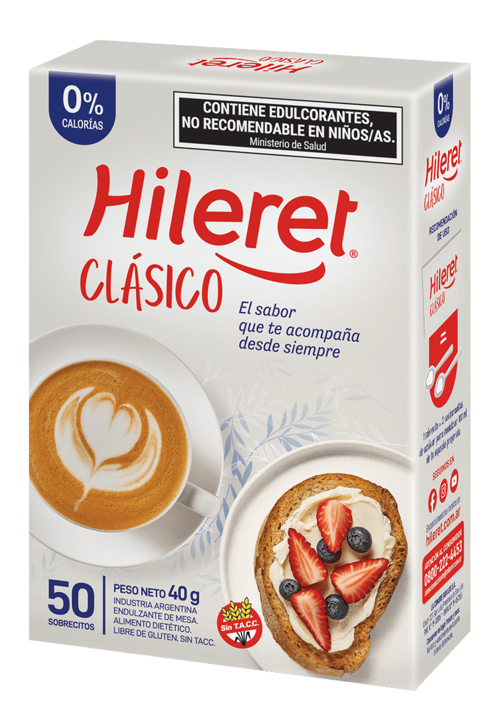 [001-101-1130] Hileret Clasico Ensobrado en Polvo - Caja x50u