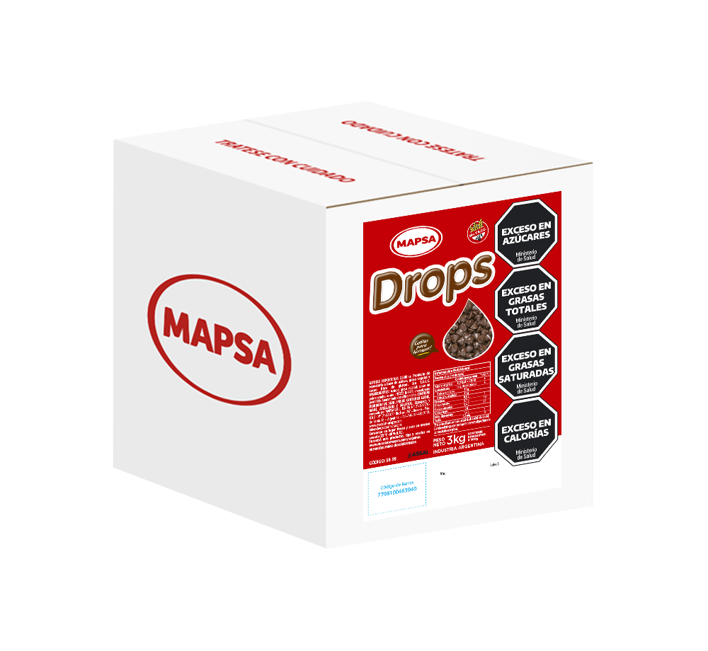 Drops - gotas reposteras - Mapsa - Caja 3k