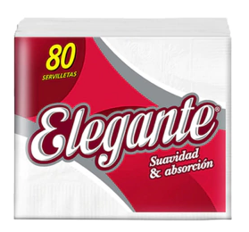 Servilleta 32*32 Elegante - Caja 2400u (Paquetes 80u)
