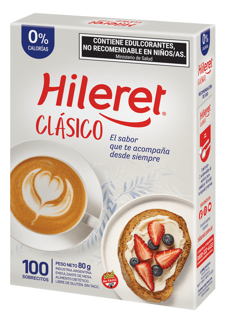 Hileret Clasico Ensobrado en Polvo - Caja x100u