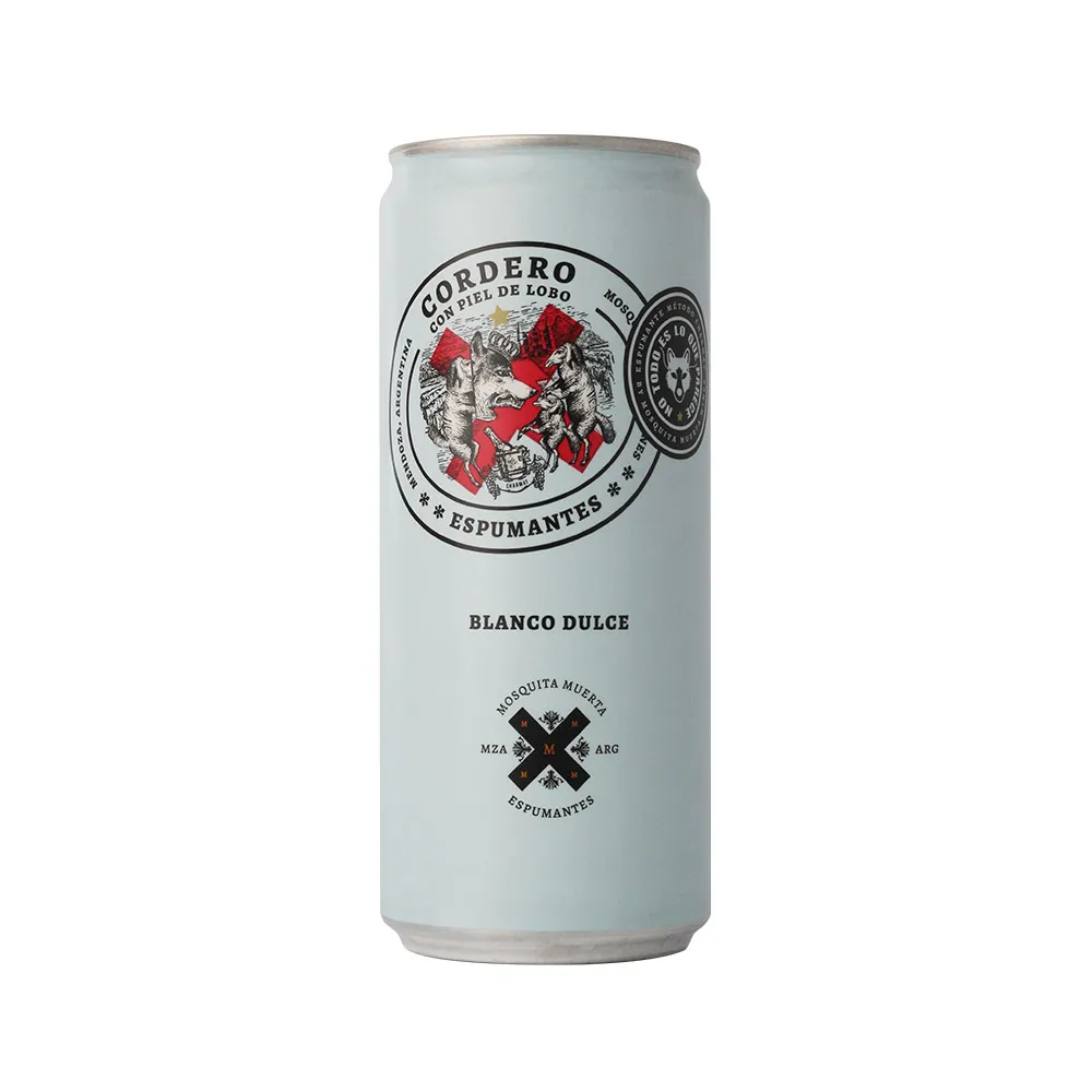 CORDERO CON PIEL DE LOBO Espumante Lata 310c