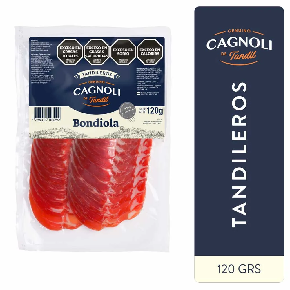 [COD 280] CAGNOLI Bondiola feteada - 120g