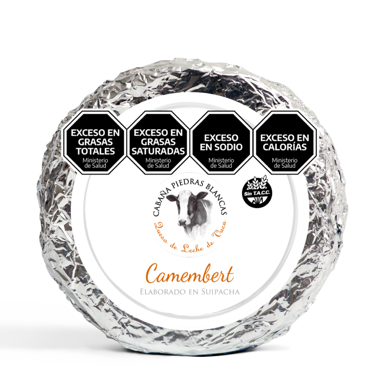 Queso Cabaña Piedras Blancas Camembert Tradicional 1K  