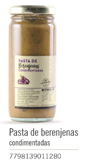 [1179] Gullo - Pasta de Berenjenas condimentadas - Frasco 180g (Babaganoush)