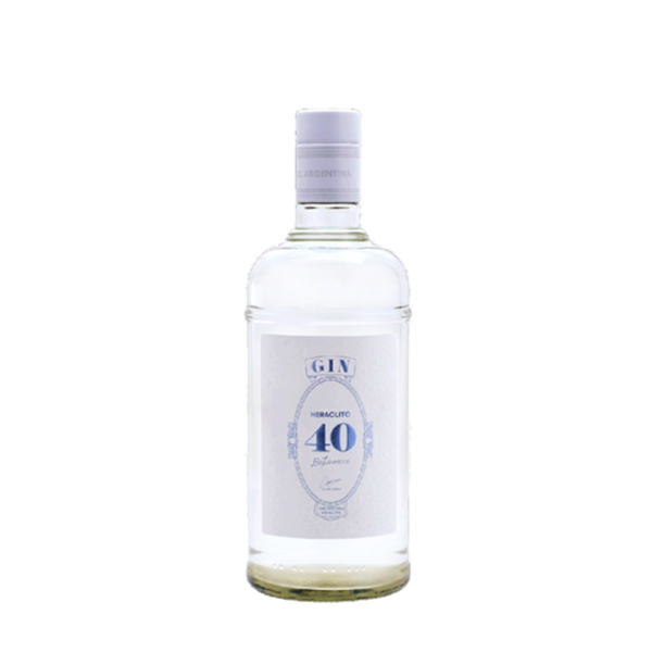 Gin Heraclito - 40 Botanicos Botella 750c 