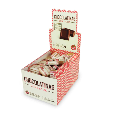COLONIAL Chocolatinas Semiamargo 50u.