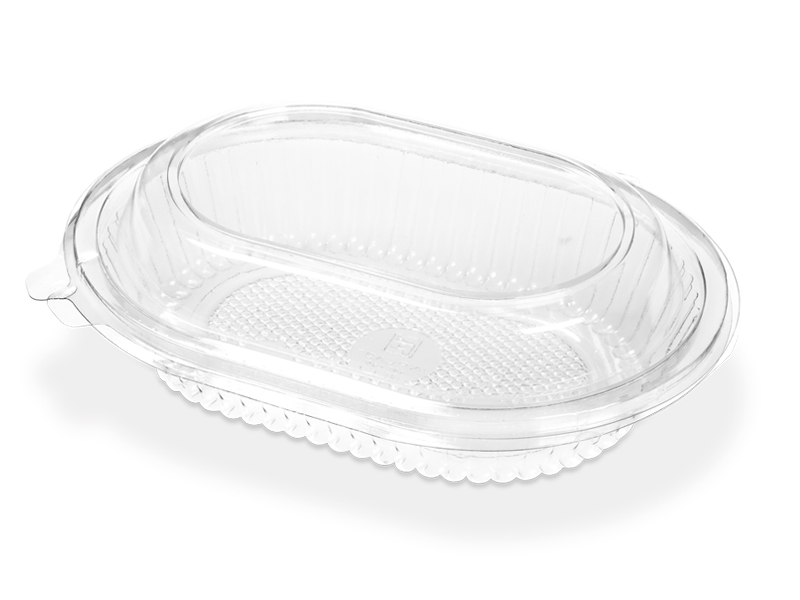 Bandeja Bisagra Pet Traslucida Bemis Alta 1505ml x 50u