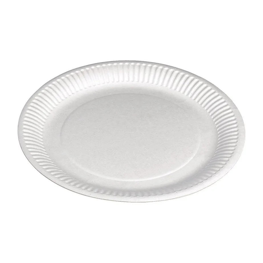 Plato para Torta 18MM - Plastico Blanco x 10u