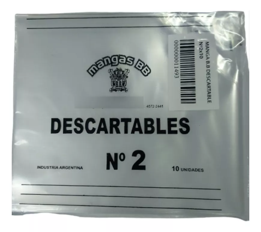 Mangas N°2 descartable x 10u