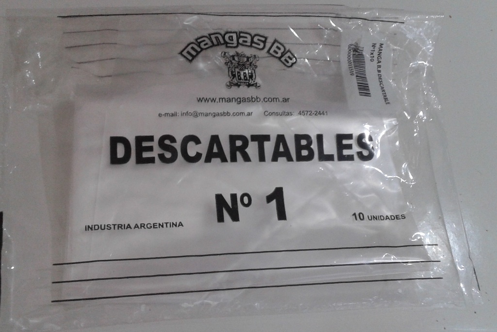 Mangas N°1 descartable x 10u