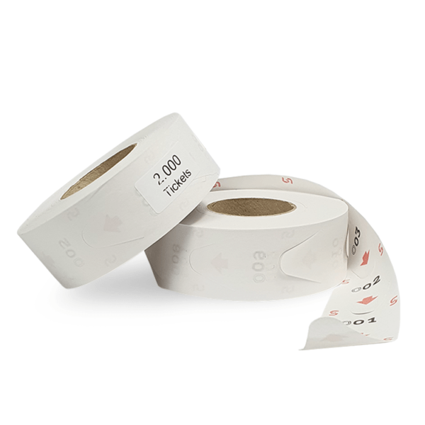 Rollo ticket numerico para turno x Unidad