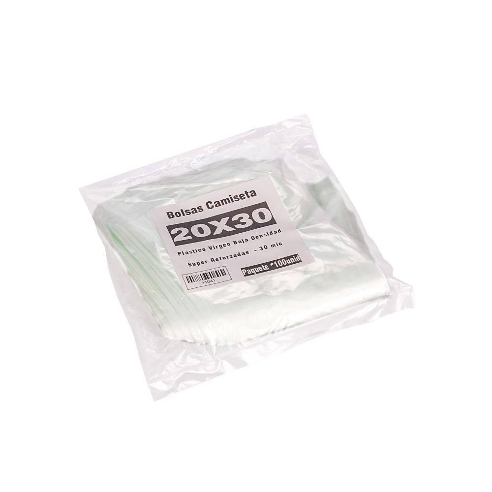 Bolsa camisa 20x30cm x 100u