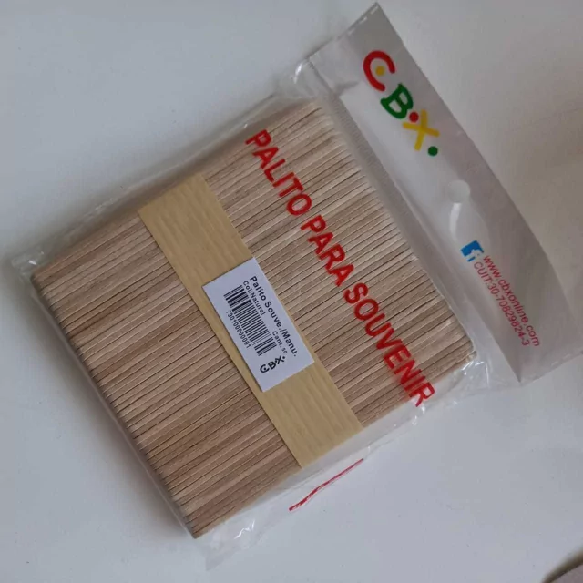 Palito Souvenir Madera Descartable 16cm x50u
