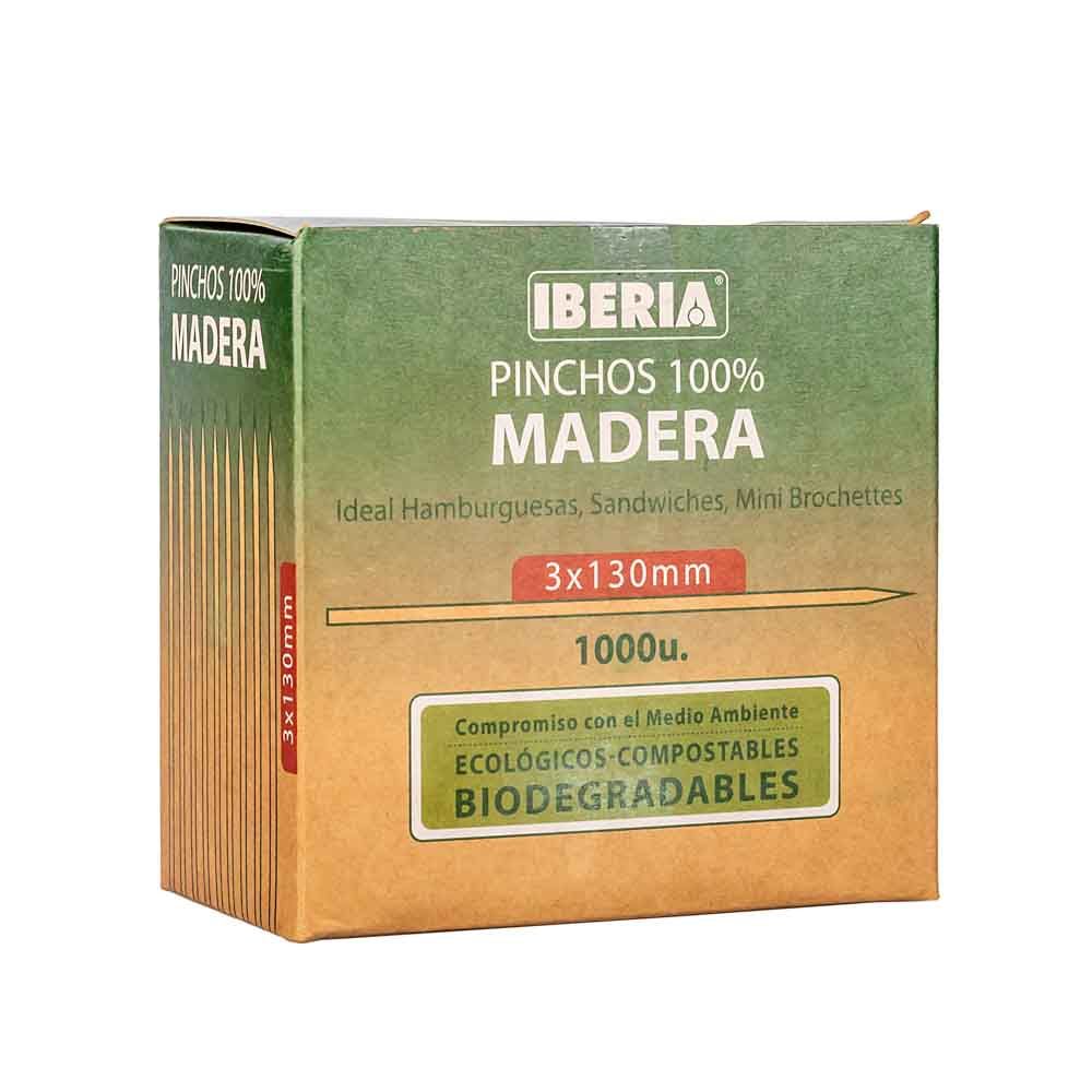 Pinchos para Sandwich 3x130mm x 1000u